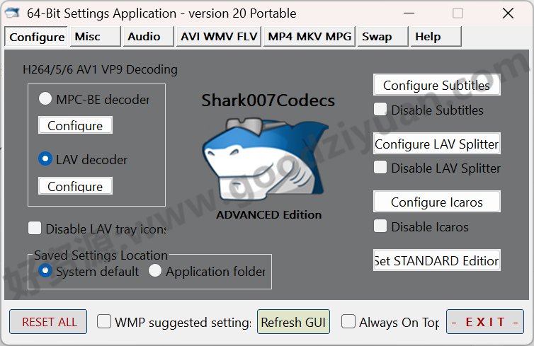 图片[1]-Shark007 Codecs 20.4.3 便携版 – 影音解码器-好资源