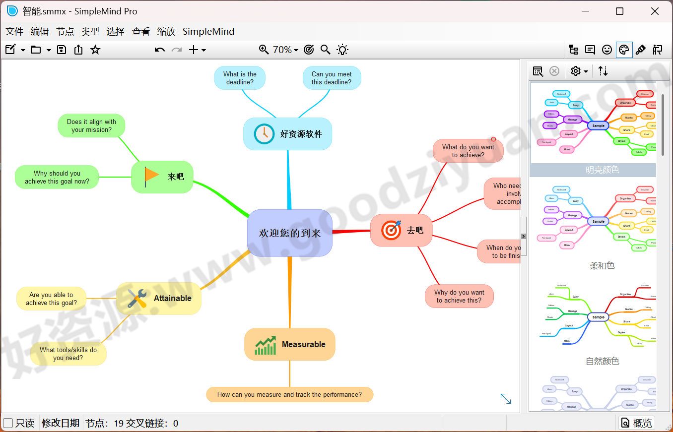 图片[2]-SimpleMind Pro 2.6.0.6544 便携版 – 思维导图-好资源