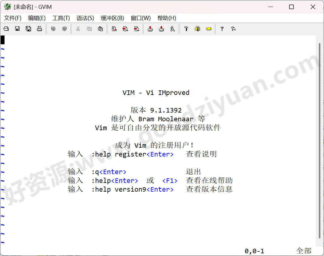 图片[1]-Vim(支持多种编程语言编辑器) v9.1.1914 中文绿色版-好资源