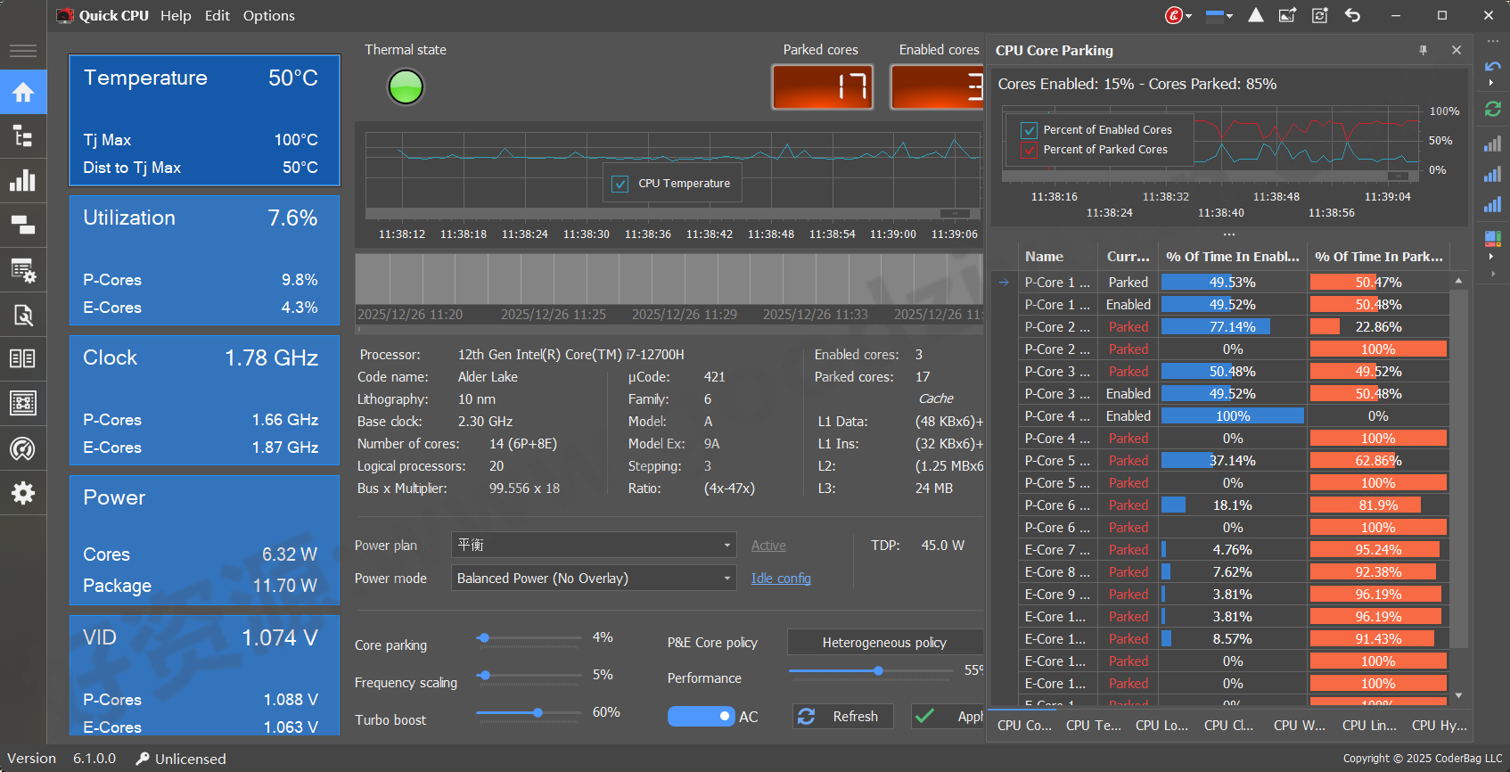 图片[1]-Quick CPU 6.1.0.0 便携版 – CPU性能优化工具-好资源