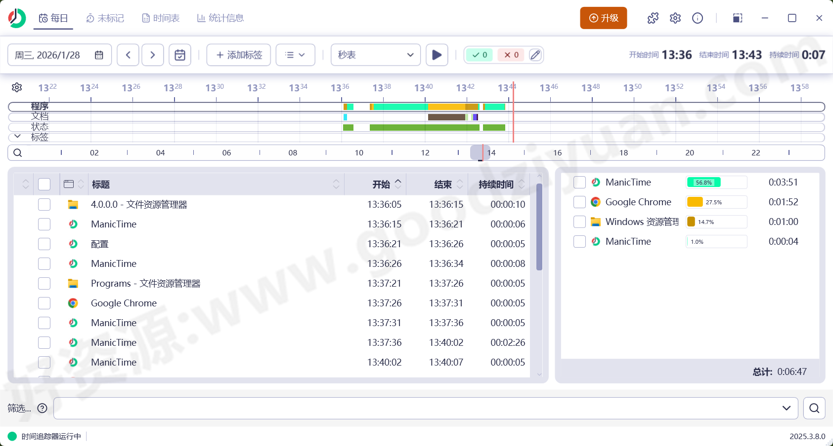 图片[1]-ManicTime Pro 2025.3.8.0 多语言版—时间追踪管理工具-好资源