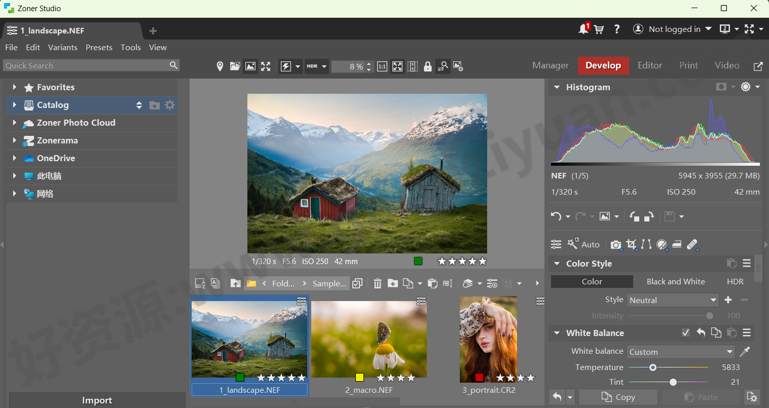 图片[1]-Zoner Photo Studio X v19.2509.2.673 便携版—照片编辑管理-好资源